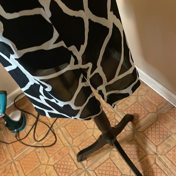 Vintage Petite Sophisticate sheer button tunic - Picture 7 of 9